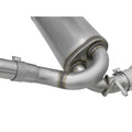 aFe cat-back exhaust close-up