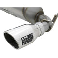 aFe cat-back exhaust detail
