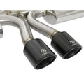 aFe cat-back exhaust detail