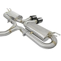 aFe cat-back exhaust installed view