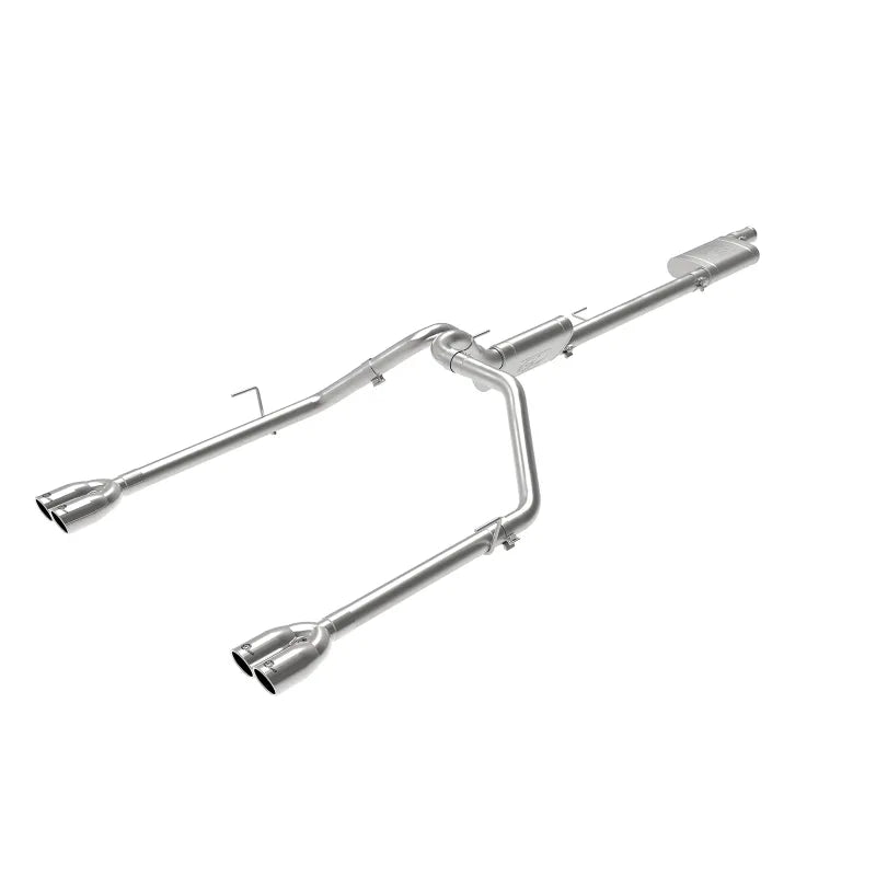 aFe polished cat-back exhaust