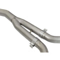 aFe cat-back exhaust detail