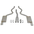 aFe cat-back exhaust installed view