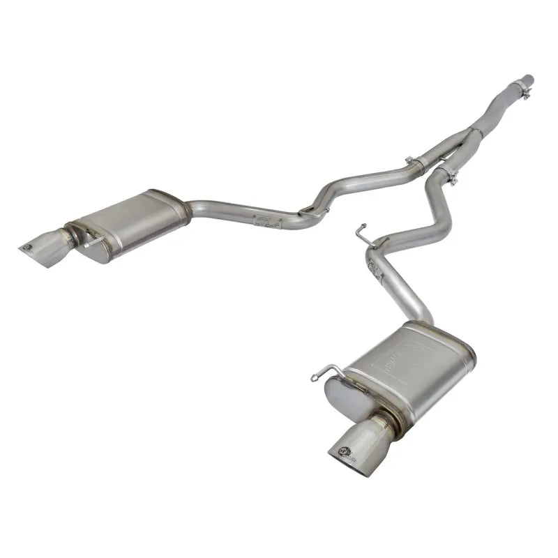 aFe polished cat-back exhaust