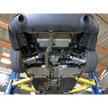 aFe cat-back exhaust installed view