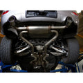 aFe cat-back exhaust installed view