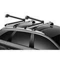 Thule roof rack close-up