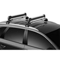 Thule roof rack close-up