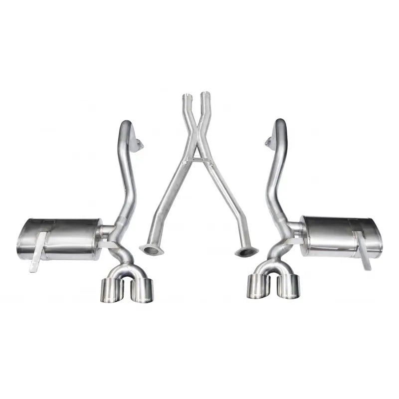 CORSA Performance polished cat-back exhaust