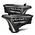 AlphaRex black headlights