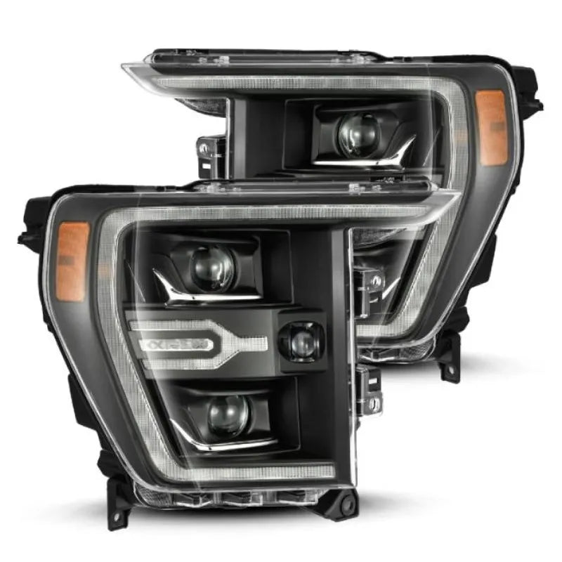 AlphaRex black headlights