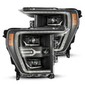 AlphaRex black headlights