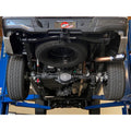 aFe cat-back exhaust installed view