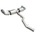 AWE Tuning axle-back exhaust installed view