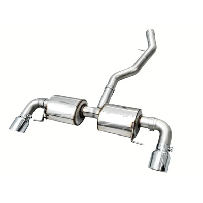 AWE Tuning silver axle-back exhaust