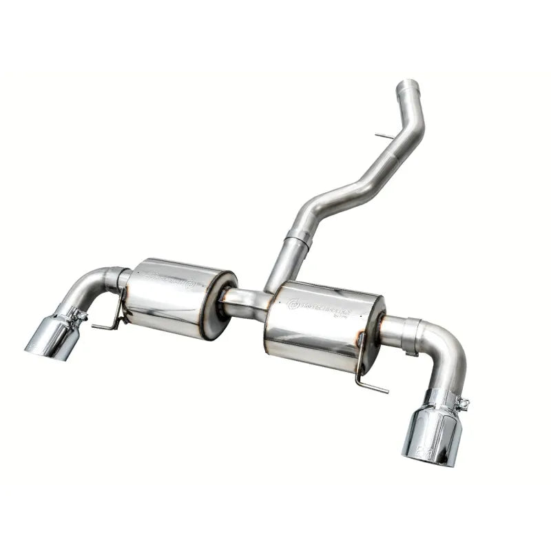 AWE Tuning silver axle-back exhaust