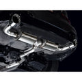 AWE Tuning axle-back exhaust close-up