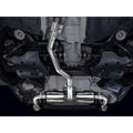 AWE Tuning axle-back exhaust detail