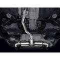 AWE Tuning axle-back exhaust detail