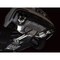 AWE Tuning exhaust installed view