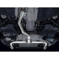 AWE Tuning axle-back exhaust detail