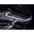 AWE Tuning axle-back exhaust close-up