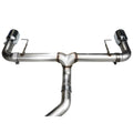 AWE Tuning axle-back exhaust close-up