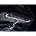 AWE Tuning axle-back exhaust close-up