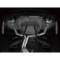AWE Tuning exhaust installed view