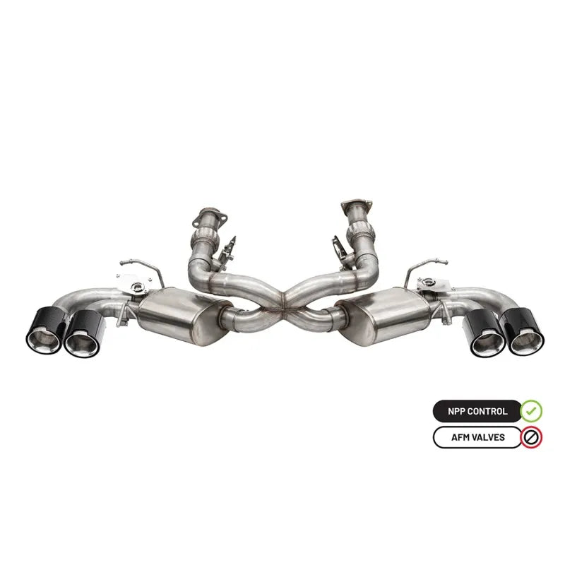 CORSA Performance polished cat-back exhaust