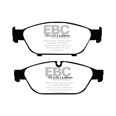 EBC red auto part
