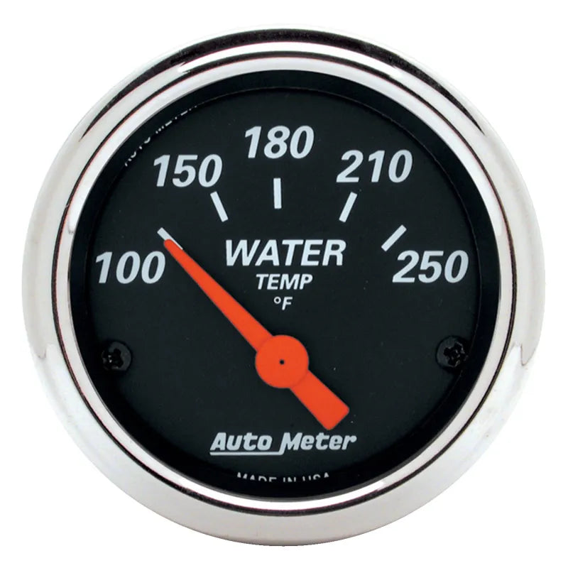 AutoMeter black gauge