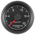 AutoMeter gauge close-up