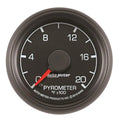 AutoMeter gauge close-up
