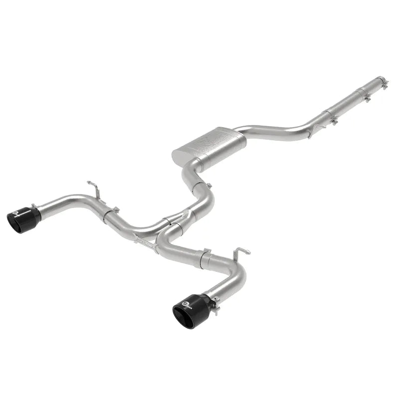 aFe black cat-back exhaust