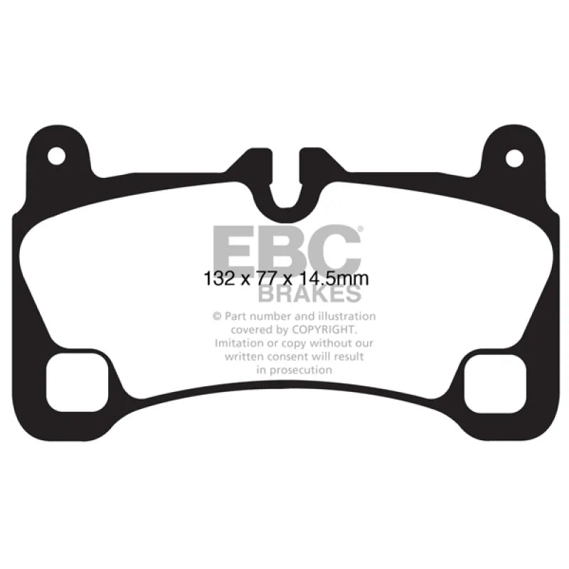EBC red auto part