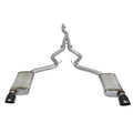 aFe cat-back exhaust close-up