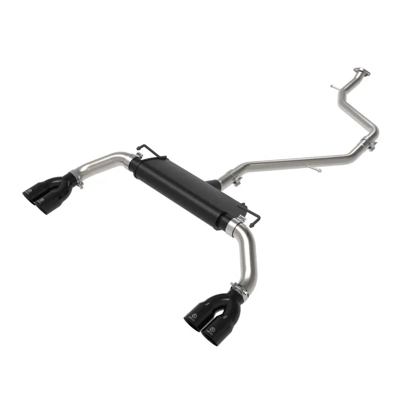 aFe black cat-back exhaust