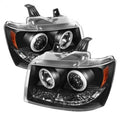 SPYDER headlights close-up