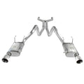 aFe cat-back exhaust installed view