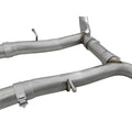 aFe cat-back exhaust detail