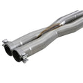 aFe cat-back exhaust installed view