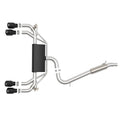 aFe cat-back exhaust detail