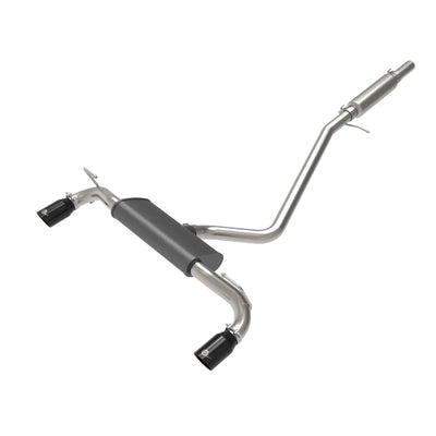 aFe black cat-back exhaust
