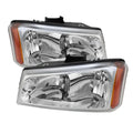 SPYDER silver headlights
