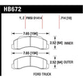 Hawk Performance auto part installed view