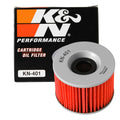 K&N Engineering oil filter installed view