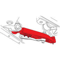 SPC Performance control arms close-up
