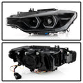 SPYDER headlights installed view