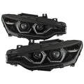 SPYDER headlights close-up